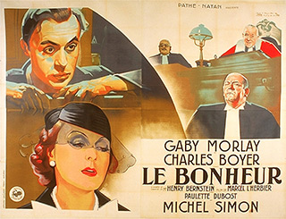 Gaby Morlay and Charles Boyer in Happiness/Le bonheur